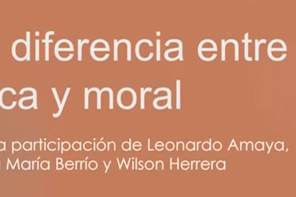 Diálogos Éticos 2 - Diferencia entre ética y moral